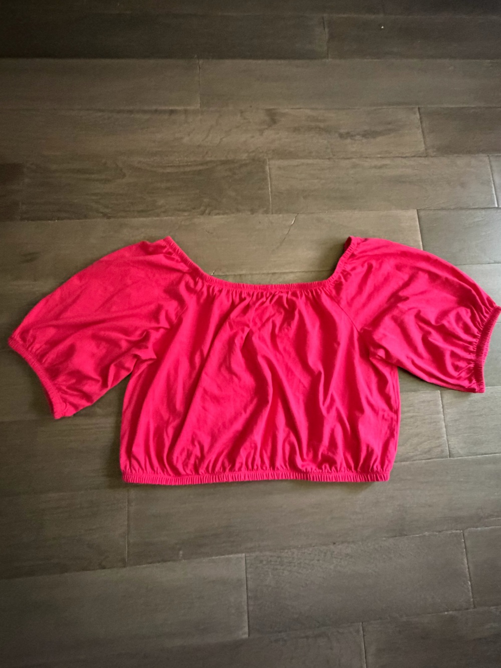 Old Navy Hot Pink Off the Shoulder Top